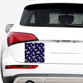 Night Winged Unicorn Pattern Print Car Sticker