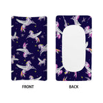 Night Winged Unicorn Pattern Print Changing Pad Cover