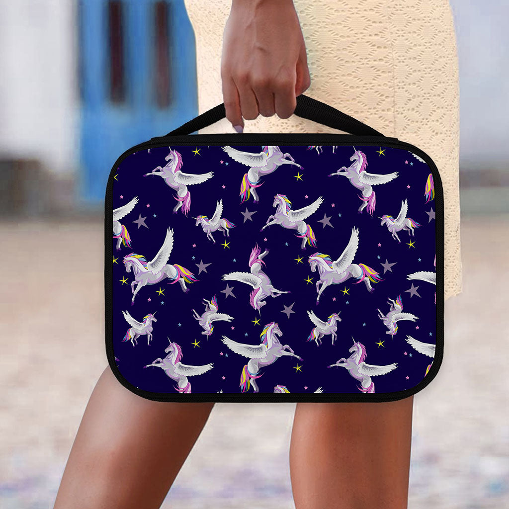 Night Winged Unicorn Pattern Print Classic Bible Case