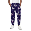Night Winged Unicorn Pattern Print Cotton Sweatpants