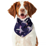 Night Winged Unicorn Pattern Print Dog Bandana