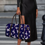 Night Winged Unicorn Pattern Print Duffle Bag