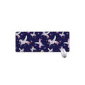 Night Winged Unicorn Pattern Print Extended Mouse Pad