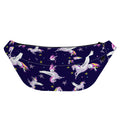 Night Winged Unicorn Pattern Print Fanny Pack