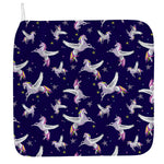 Night Winged Unicorn Pattern Print Hand Towel