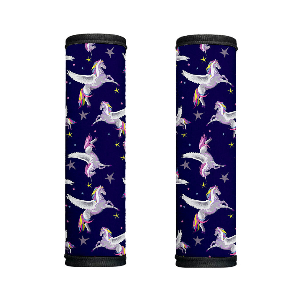 Night Winged Unicorn Pattern Print Handle Covers