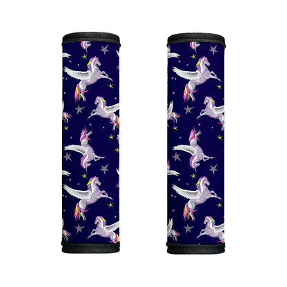 Night Winged Unicorn Pattern Print Handle Covers
