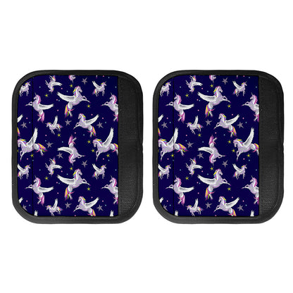 Night Winged Unicorn Pattern Print Handle Covers
