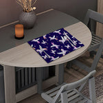 Night Winged Unicorn Pattern Print Placemat