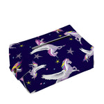 Night Winged Unicorn Pattern Print Rectangle Tissue Box Cover