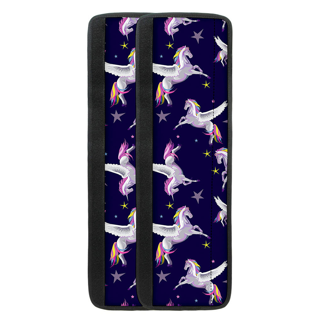 Night Winged Unicorn Pattern Print Refrigerator Handle Covers