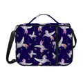 Night Winged Unicorn Pattern Print Shoulder Strap Bible Bag