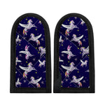 Night Winged Unicorn Pattern Print Skillet Handle Cover