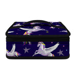 Night Winged Unicorn Pattern Print Small Lunch Bag