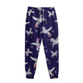 Night Winged Unicorn Pattern Print Sweatpants