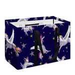Night Winged Unicorn Pattern Print Utility Tote Bag