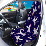 Night Winged Unicorn Pattern Print Waterproof Car Seat Cover