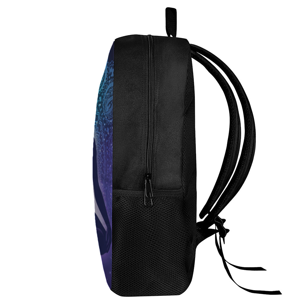 Nine Chakras Aura Print 17 Inch Backpack