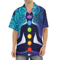Nine Chakras Aura Print Aloha Shirt