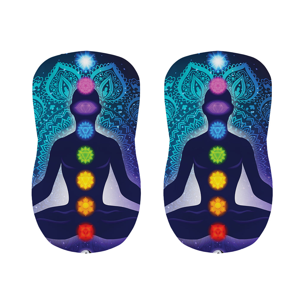 Nine Chakras Aura Print Bar Stool Covers
