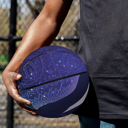Nine Chakras Aura Print Basketball