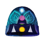 Nine Chakras Aura Print Beanie