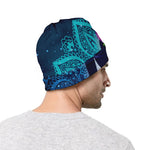 Nine Chakras Aura Print Beanie