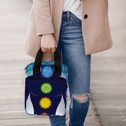 Nine Chakras Aura Print Bible Tote Bag