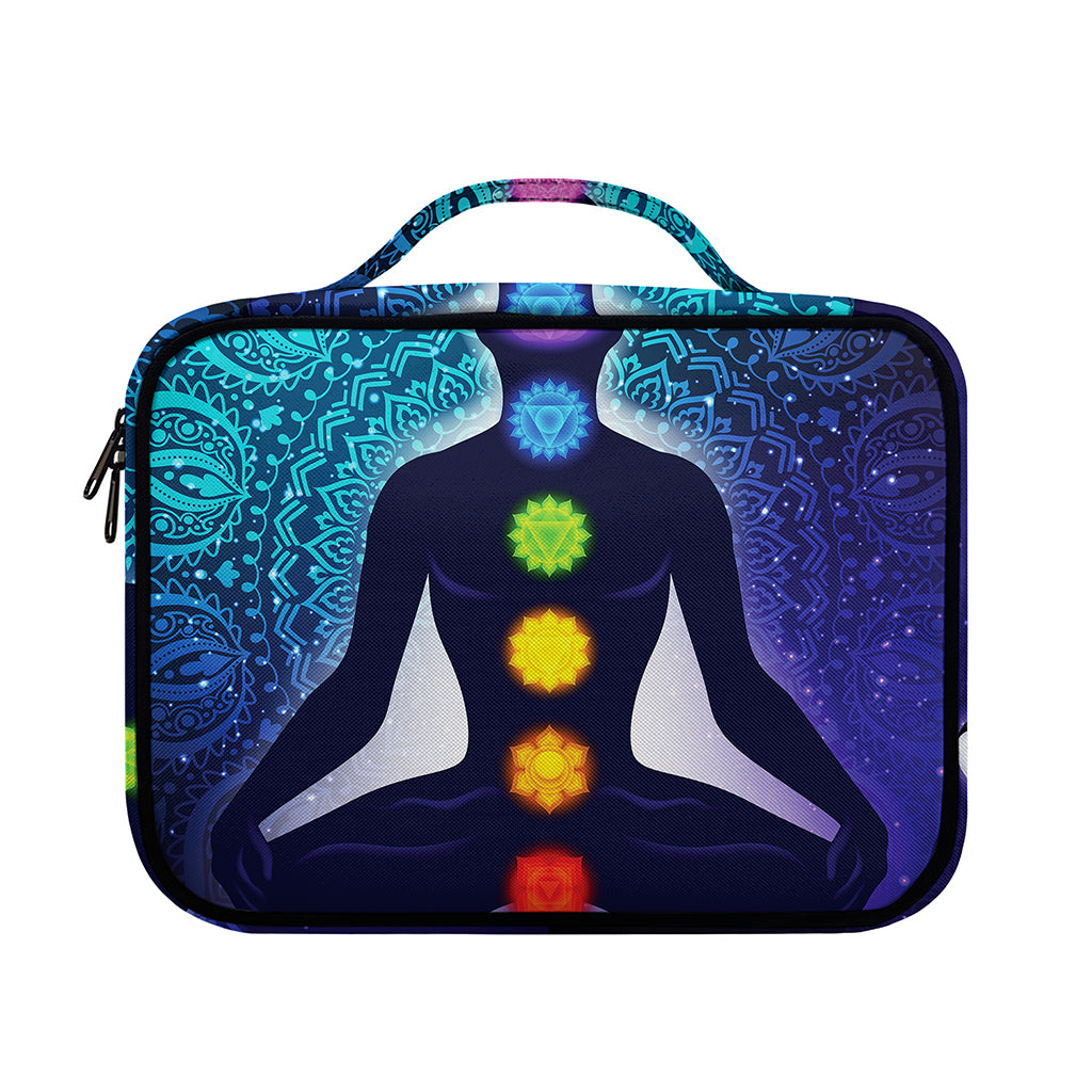 Nine Chakras Aura Print Briefcase Bible Bag
