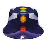 Nine Chakras Aura Print Bucket Hat