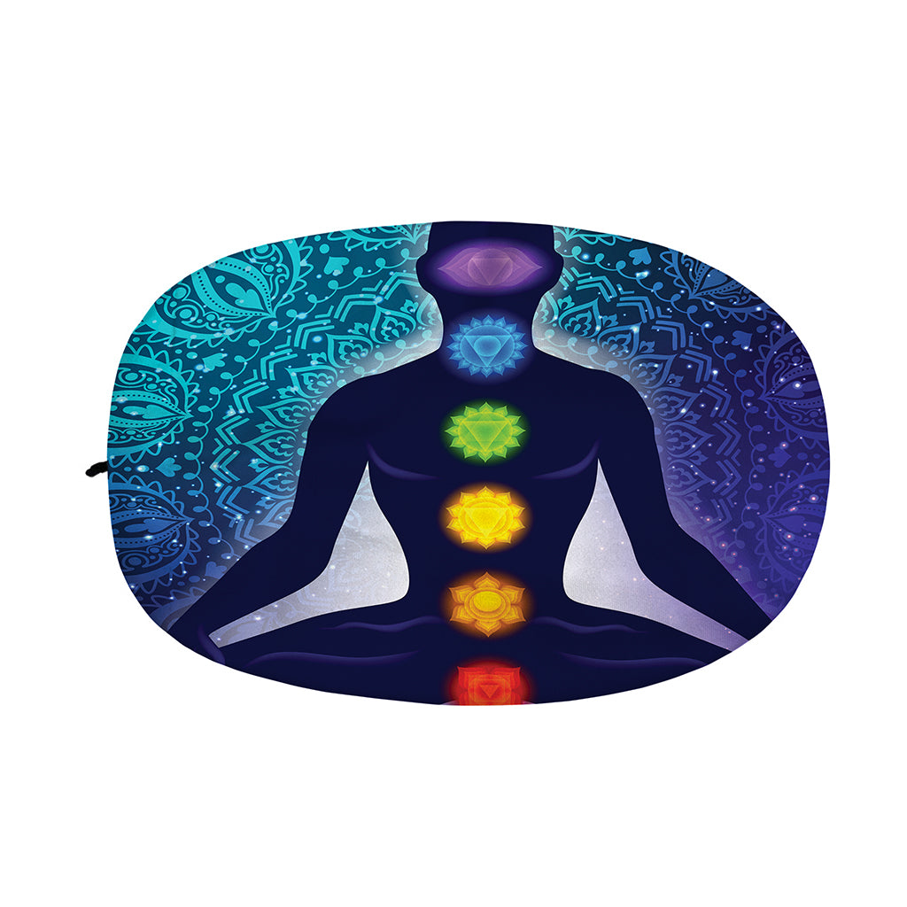 Nine Chakras Aura Print Car Side Mirror Covers