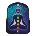 Nine Chakras Aura Print Casual Backpack