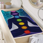 Nine Chakras Aura Print Changing Pad Cover