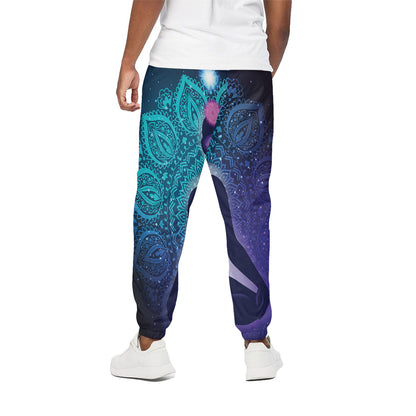 Nine Chakras Aura Print Cotton Pants