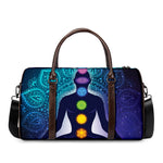 Nine Chakras Aura Print Duffle Bag