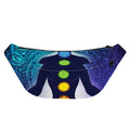 Nine Chakras Aura Print Fanny Pack