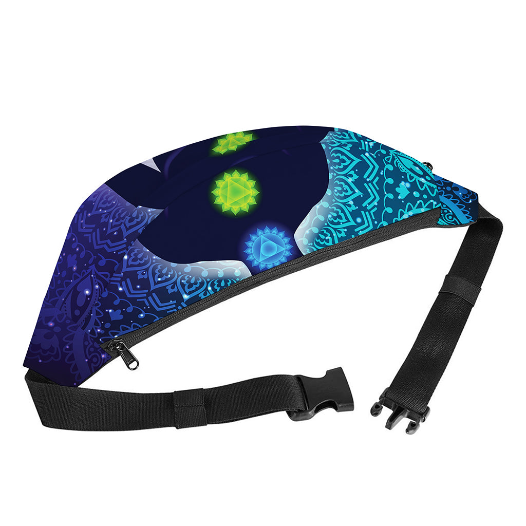 Nine Chakras Aura Print Fanny Pack