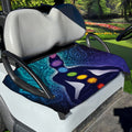 Nine Chakras Aura Print Golf Cart Seat Cover