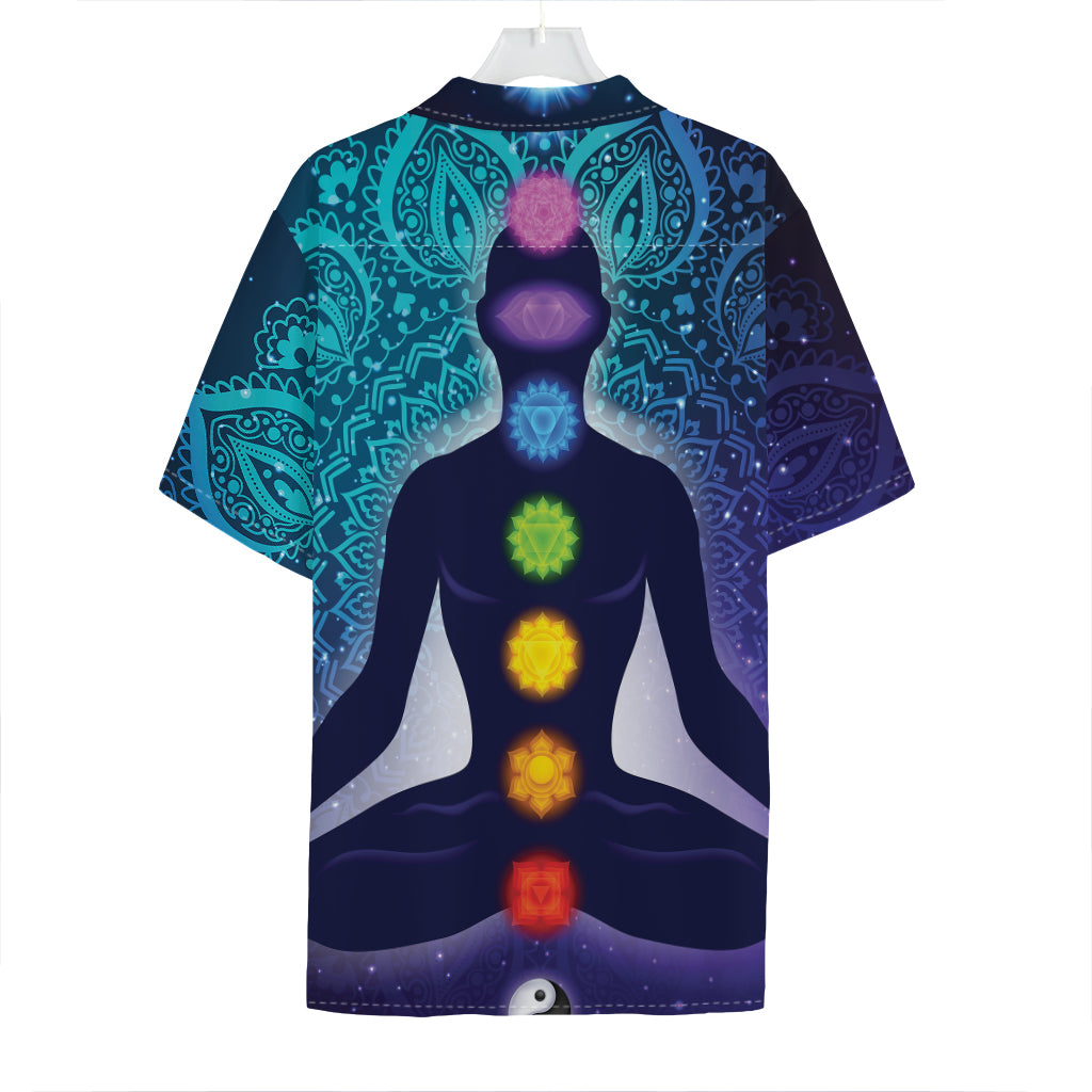 Nine Chakras Aura Print Hawaiian Shirt