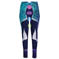 Nine Chakras Aura Print High-Waisted Pocket Leggings