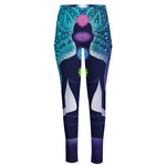 Nine Chakras Aura Print High-Waisted Pocket Leggings