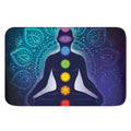 Nine Chakras Aura Print Indoor Door Mat