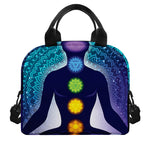 Nine Chakras Aura Print Insulated Lunch Bag