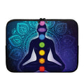 Nine Chakras Aura Print Laptop Sleeve