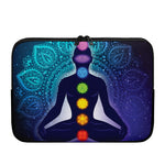 Nine Chakras Aura Print Laptop Sleeve