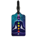 Nine Chakras Aura Print Luggage Tag