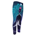 Nine Chakras Aura Print Men's Compression Pants