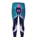 Nine Chakras Aura Print Men's Leggings