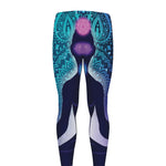 Nine Chakras Aura Print Men's leggings