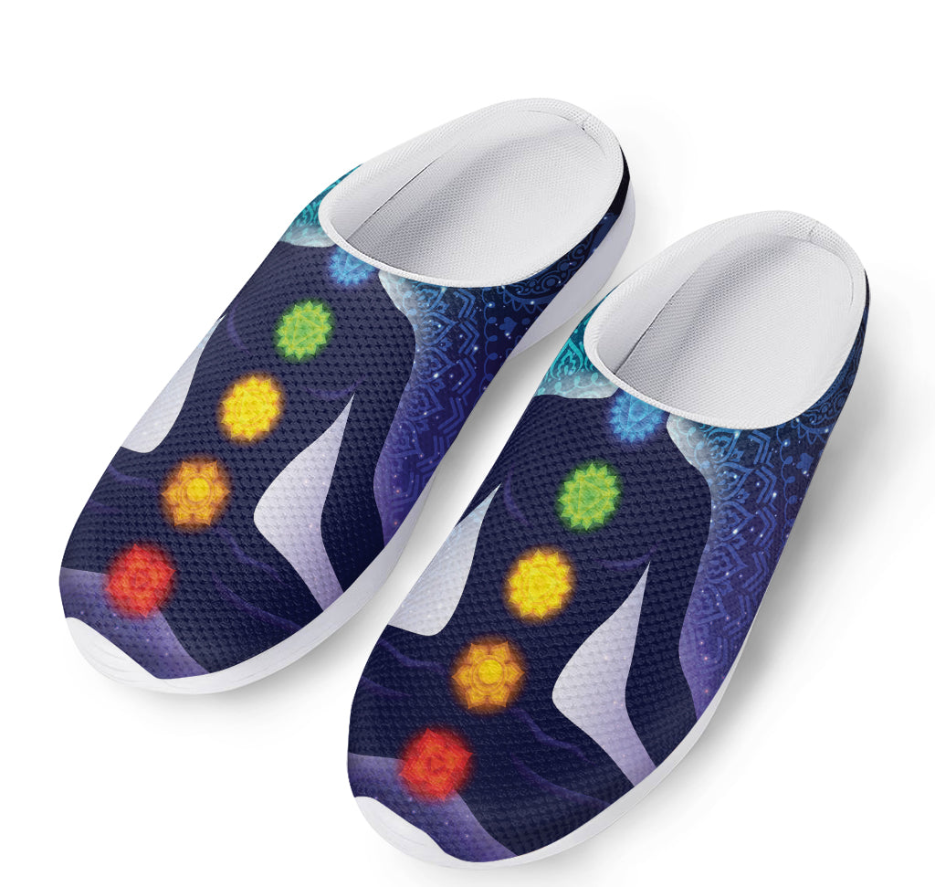 Nine Chakras Aura Print Mesh Casual Shoes